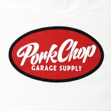 画像4: PORKCHOP/NC OVAL SCRIPT L/S TEE（WHITE）［NCオーバルスクリプト長袖T-25秋冬］ (4)