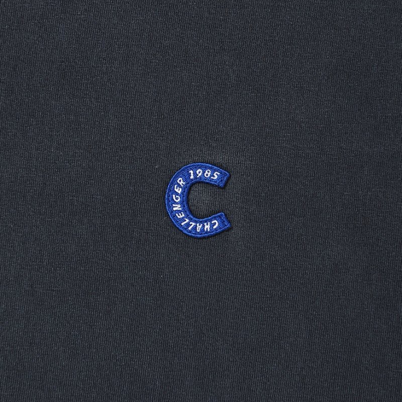 画像3: CHALLENGER/PIGMENT C PATCH TEE（PEPPER BLACK）［ピグメント"C"パッチT-26春夏］