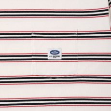 画像4: CHALLENGER/S/S AUTHENTIC BORDER TEE（WHITE）［オーセンティックボーダーT-26春夏］ (4)