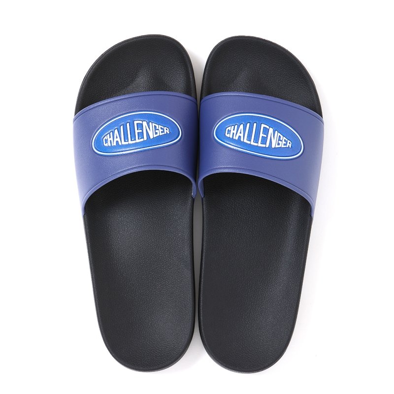 画像2: CHALLENGER/LOGO SANDALS（NAVY/BLACK）［ロゴサンダル-26春夏］