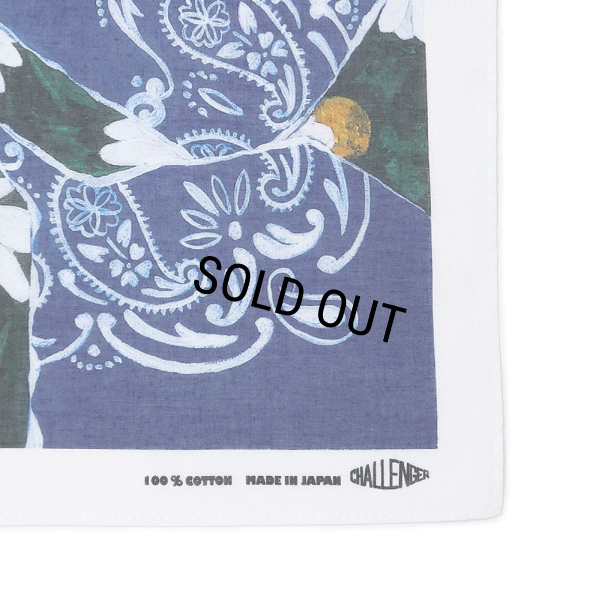 画像2: CHALLENGER/DAISY BANDANA（BLUE）［デイジーバンダナ-26春夏］ (2)