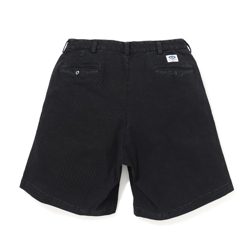 画像2: CHALLENGER/PIGMENT CHINO SHORTS（BLACK）［ピグメントチノショーツ-26春夏］