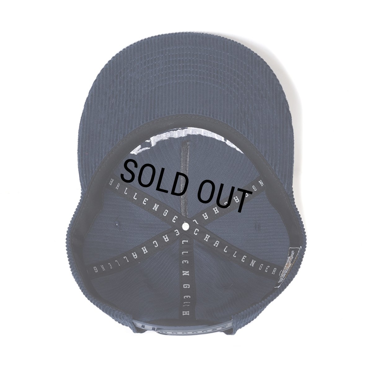 画像3: CHALLENGER/CORDUROY CAP（NAVY）［コーデュロイキャップ-26春夏］ (3)