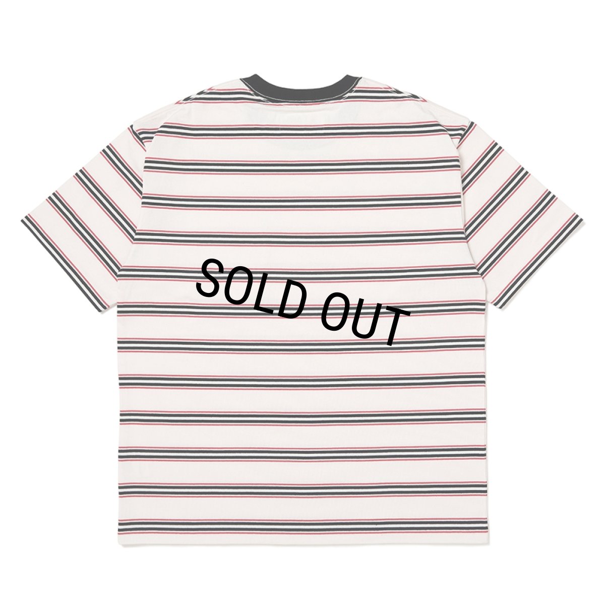 画像2: CHALLENGER/S/S AUTHENTIC BORDER TEE（WHITE）［オーセンティックボーダーT-26春夏］ (2)