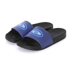 画像1: CHALLENGER/LOGO SANDALS（NAVY/BLACK）［ロゴサンダル-26春夏］ (1)