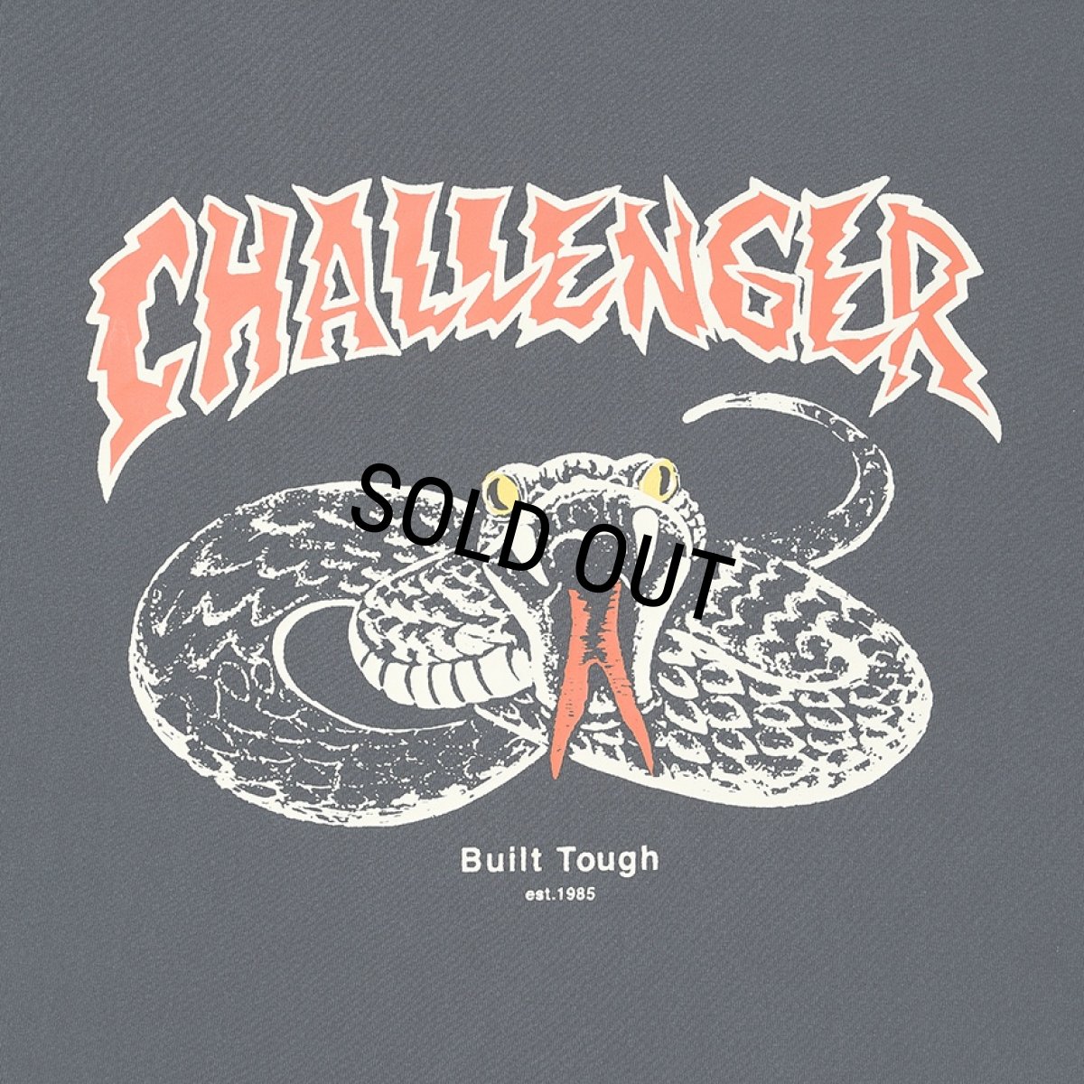 画像2: CHALLENGER/L/S PIGMENT SNAKE TEE（PEPPER BLACK）［ピグメントスネーク長袖T-26春夏］ (2)