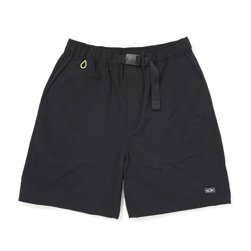 画像1: CHALLENGER/NYLON BASIC SHORTS（BLACK）［ナイロンベーシックショーツ-26春夏］