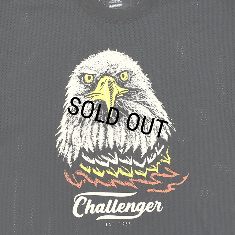 CHALLENGER/EAGLE DRY MESH TEE（BLACK）［イーグルドライメッシュT-26
