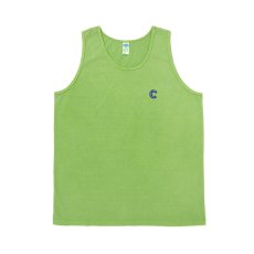 画像1: CHALLENGER/PIGMENT C PATCH TANK（GREEN）［ピグメント"C"パッチタンク-26春夏］ (1)