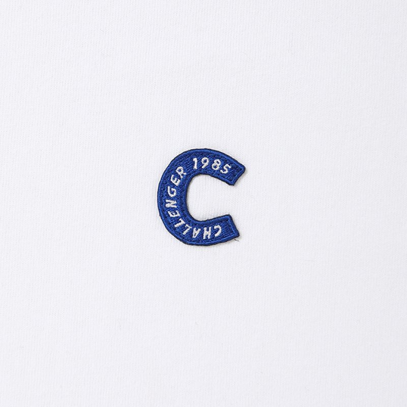 画像2: CHALLENGER/PIGMENT C PATCH TANK（WHITE）［ピグメント"C"パッチタンク-26春夏］