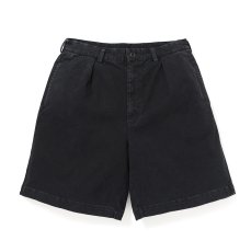 画像1: CHALLENGER/PIGMENT CHINO SHORTS（BLACK）［ピグメントチノショーツ-26春夏］ (1)