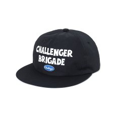 画像1: CHALLENGER/BRIGADE CAP（BLACK）［ブリゲイドキャップ-26春夏］ (1)