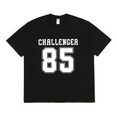 画像1: CHALLENGER/NUMBERS TEE（BLACK）［ナンバーズT-26春夏］ (1)
