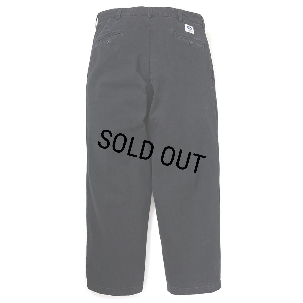 画像2: CHALLENGER/PIGMENT CHINO TROUSER（BLACK）［ピグメントチノトラウザー-26春夏］ (2)