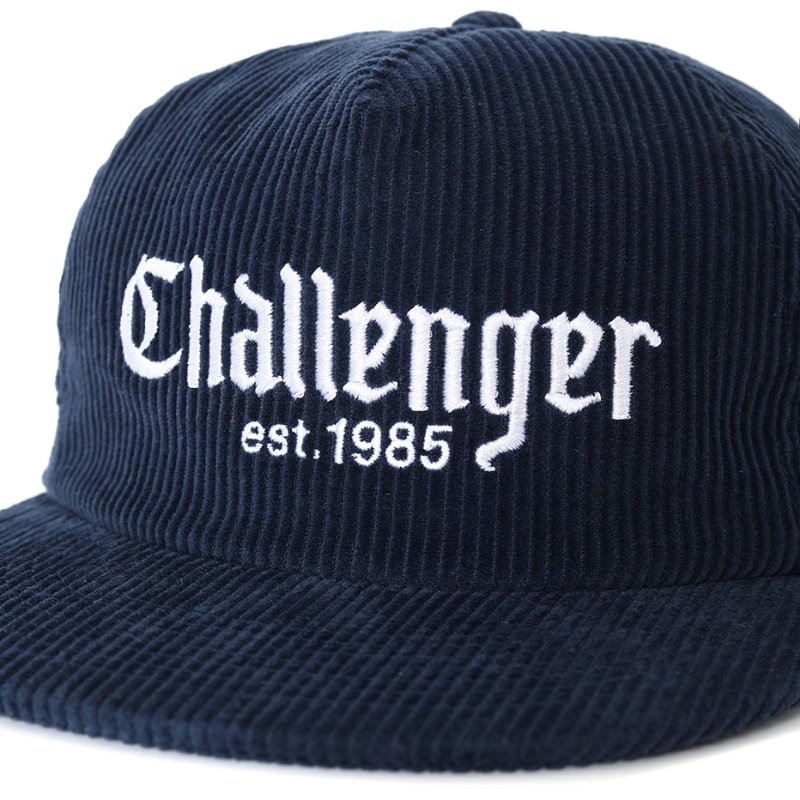 画像3: CHALLENGER/CORDUROY CAP（NAVY）［コーデュロイキャップ-26春夏］