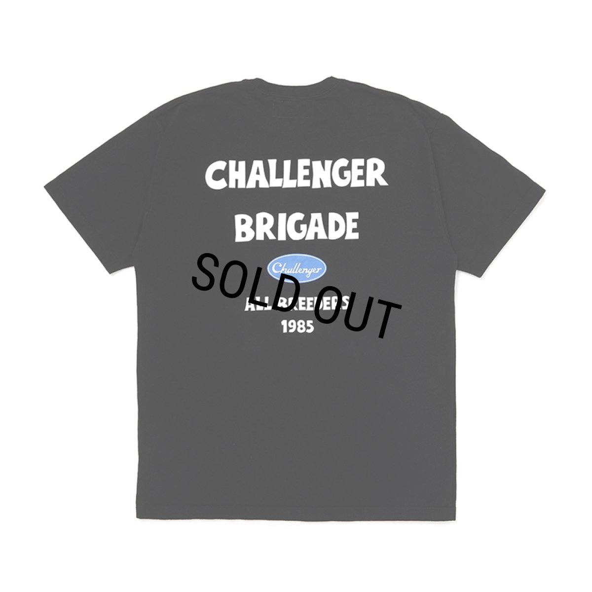 画像1: CHALLENGER/BRIGADE TEE（BLACK）［ブリゲイドT-26春夏］ (1)