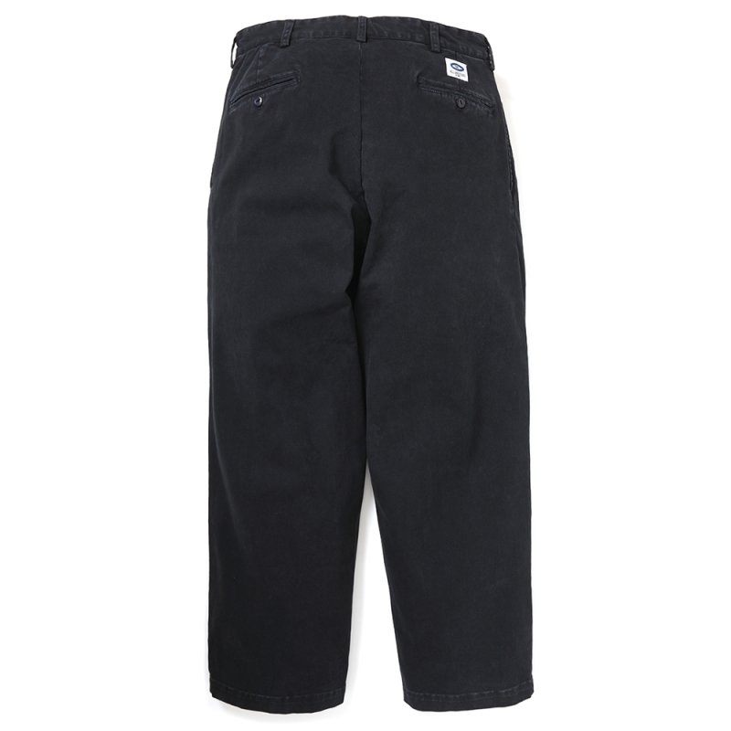 画像2: CHALLENGER/PIGMENT CHINO TROUSER（BLACK）［ピグメントチノトラウザー-26春夏］