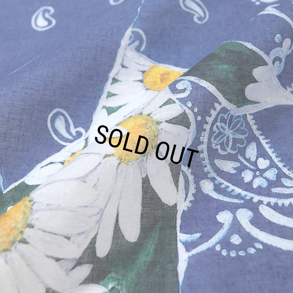 画像3: CHALLENGER/DAISY BANDANA（BLUE）［デイジーバンダナ-26春夏］ (3)