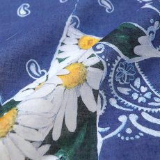 画像3: CHALLENGER/DAISY BANDANA（BLUE）［デイジーバンダナ-26春夏］ (3)