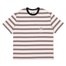 画像1: CHALLENGER/S/S AUTHENTIC BORDER TEE（WHITE）［オーセンティックボーダーT-26春夏］ (1)