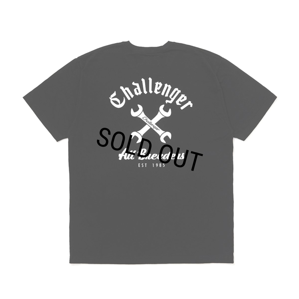画像1: CHALLENGER/MECHANIC TEE（BLACK）［メカニックT-26春夏］ (1)