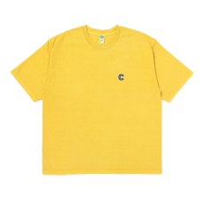画像1: CHALLENGER/PIGMENT C PATCH TEE（YELLOW）［ピグメント"C"パッチT-26春夏］ (1)
