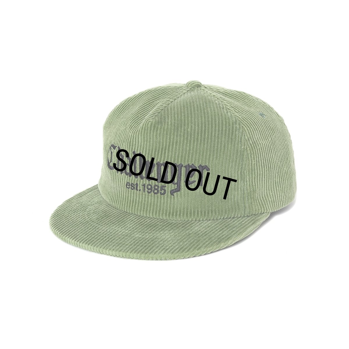 画像1: CHALLENGER/CORDUROY CAP（LT GREEN）［コーデュロイキャップ-26春夏］ (1)