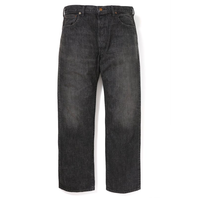 画像1: CHALLENGER/CLASSIC WASHED DENIM PANTS（WASHED BLACK）［クラシックウォッシュドデニムパンツ-26春夏］