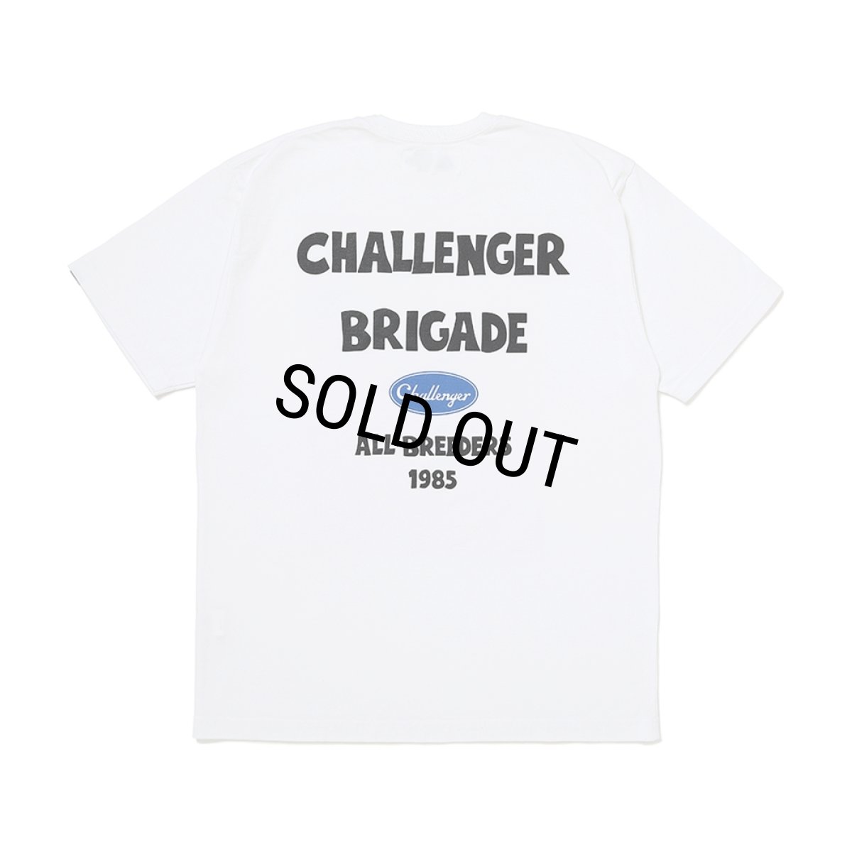画像1: CHALLENGER/BRIGADE TEE（WHITE）［ブリゲイドT-26春夏］ (1)