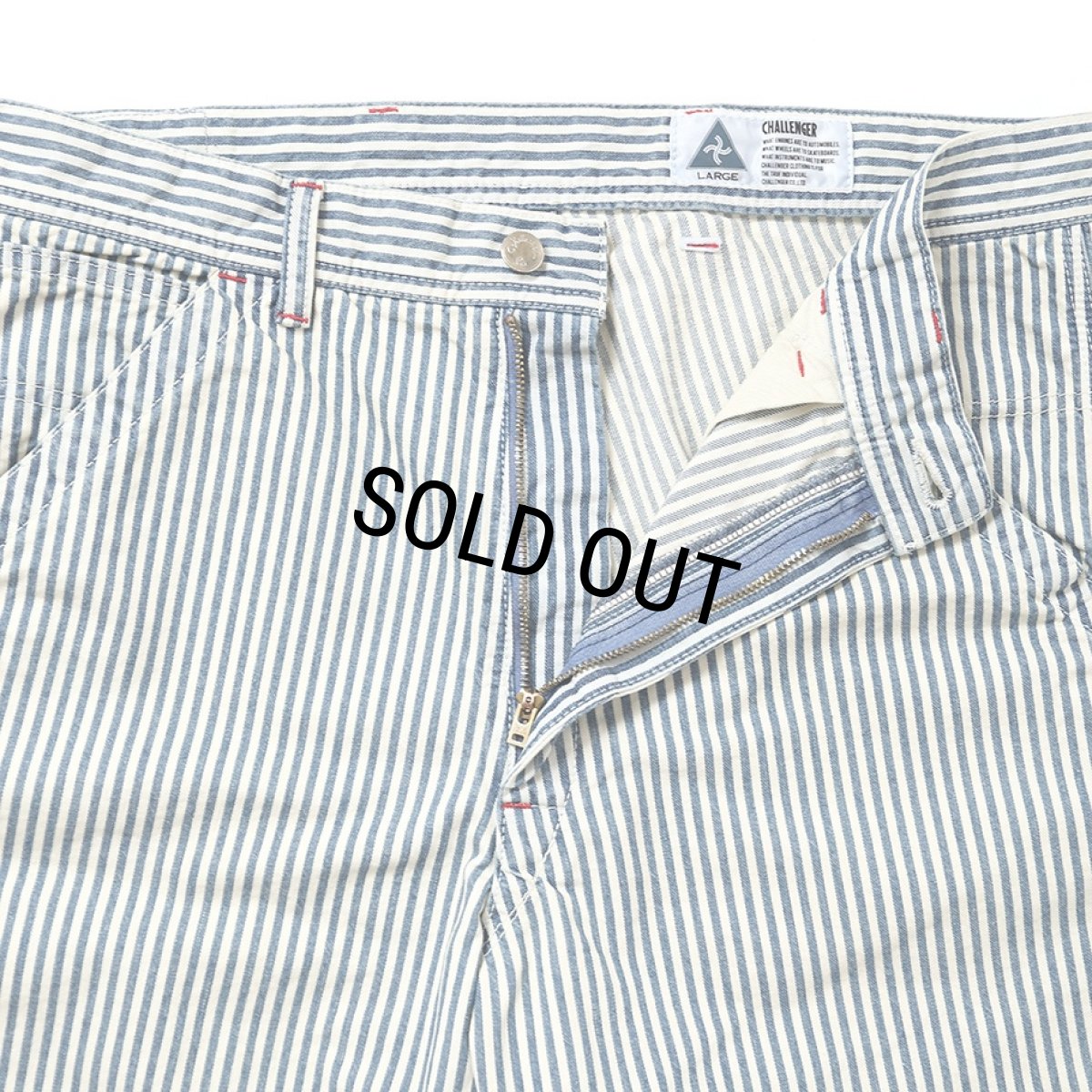 画像4: CHALLENGER/HICKORY PAINTER PANTS（WASHED HICKORY）［ヒッコリーペインターパンツ-26春夏］ (4)