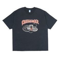 画像1: CHALLENGER/PIGMENT SNAKE TEE（PEPPER BLACK）［ピグメントスネークT-26春夏］ (1)