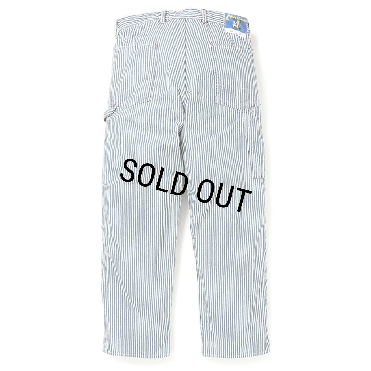 画像2: CHALLENGER/HICKORY PAINTER PANTS（WASHED HICKORY）［ヒッコリーペインターパンツ-26春夏］ (2)