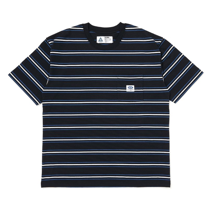 画像1: CHALLENGER/S/S AUTHENTIC BORDER TEE（BLACK）［オーセンティックボーダーT-26春夏］