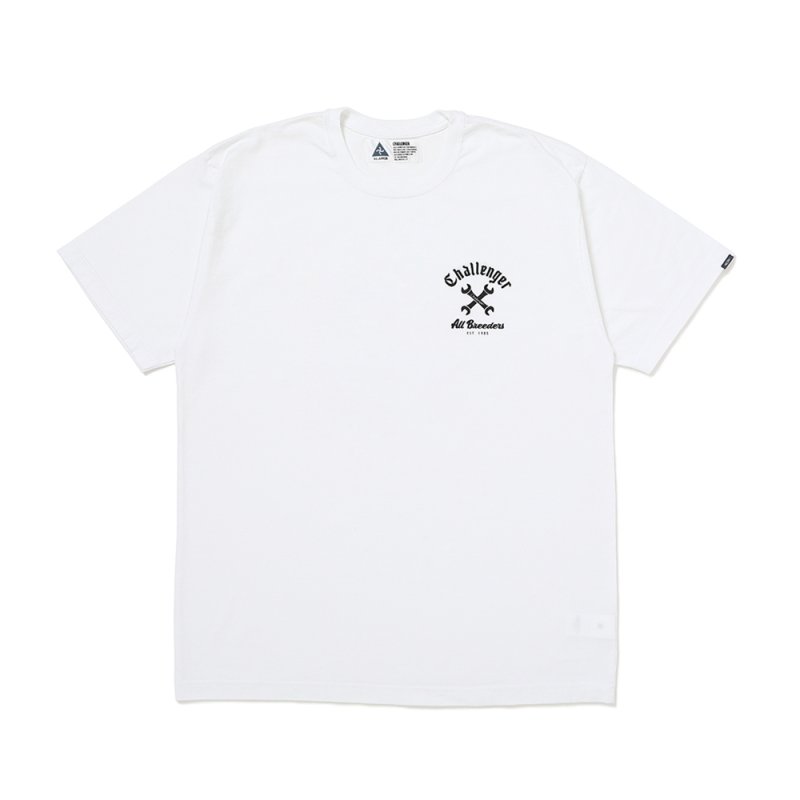画像1: CHALLENGER/MECHANIC TEE（WHITE）［メカニックT-26春夏］