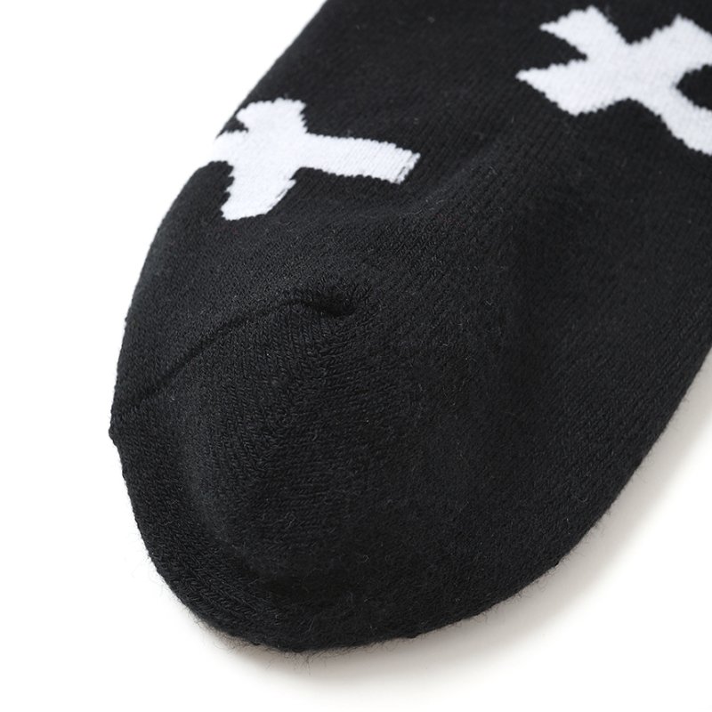画像3: CHALLENGER/CROSS SOCKS（BLACK）［クロスソックス-26春夏］