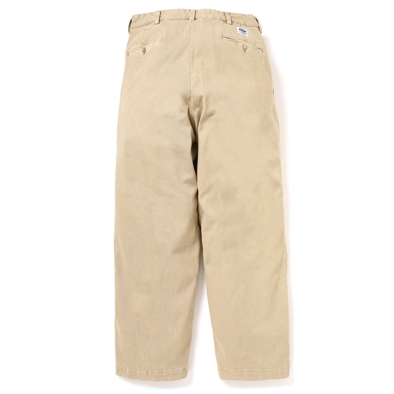 画像2: CHALLENGER/PIGMENT CHINO TROUSER（BEIGE）［ピグメントチノトラウザー-26春夏］