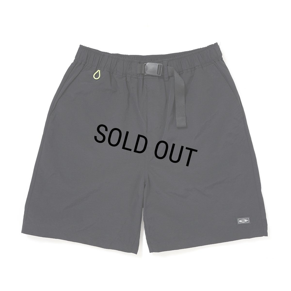 画像1: CHALLENGER/NYLON BASIC SHORTS（BLACK）［ナイロンベーシックショーツ-26春夏］ (1)