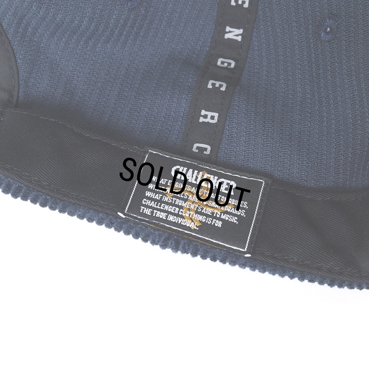 画像5: CHALLENGER/CORDUROY CAP（NAVY）［コーデュロイキャップ-26春夏］ (5)