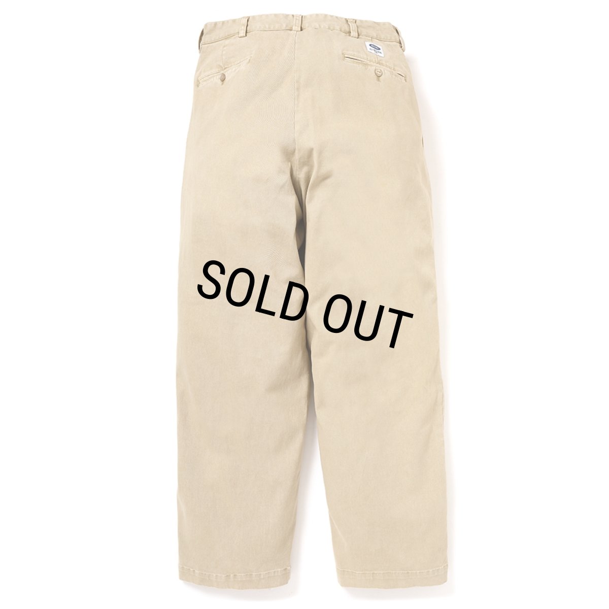 画像2: CHALLENGER/PIGMENT CHINO TROUSER（BEIGE）［ピグメントチノトラウザー-26春夏］ (2)