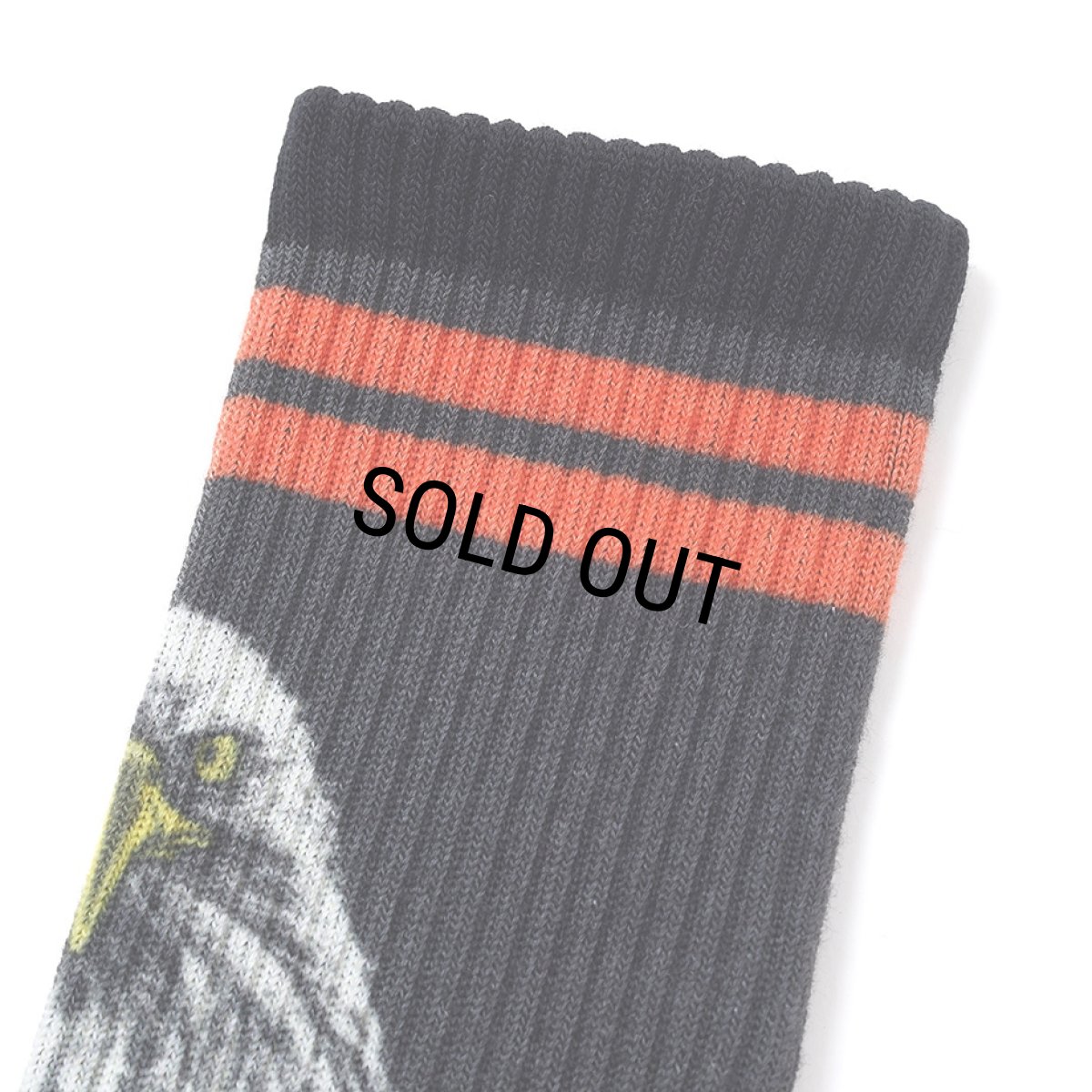 画像3: CHALLENGER/EAGLE SOCKS（BLACK）［イーグルソックス-26春夏］ (3)