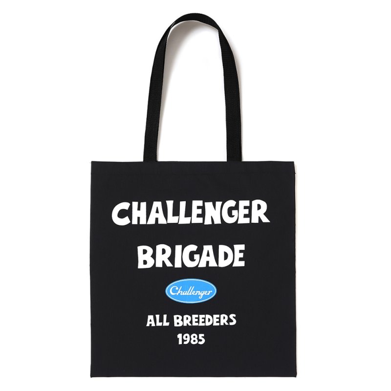 画像1: CHALLENGER/STORM TOTE BAG（BLACK）［ストームトートバッグ-26春夏］
