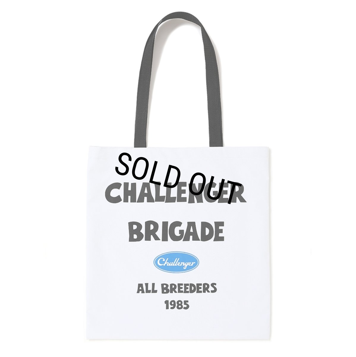 画像1: CHALLENGER/STORM TOTE BAG（WHITE）［ストームトートバッグ-26春夏］ (1)