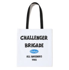 画像1: CHALLENGER/STORM TOTE BAG（WHITE）［ストームトートバッグ-26春夏］ (1)