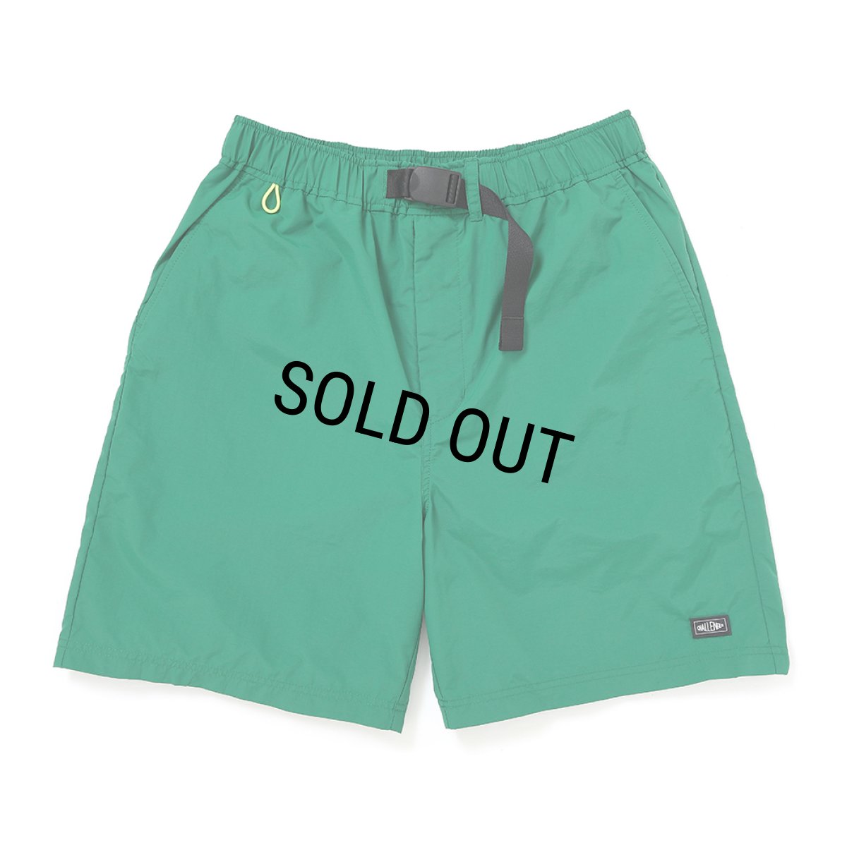 画像1: CHALLENGER/NYLON BASIC SHORTS（GREEN）［ナイロンベーシックショーツ-26春夏］ (1)