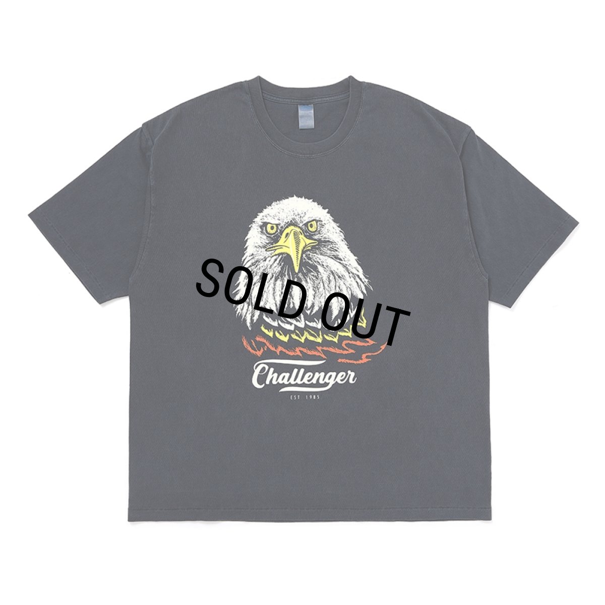 画像1: CHALLENGER/EAGLE TEE（PEPPER BLACK）［イーグルT-26春夏］ (1)