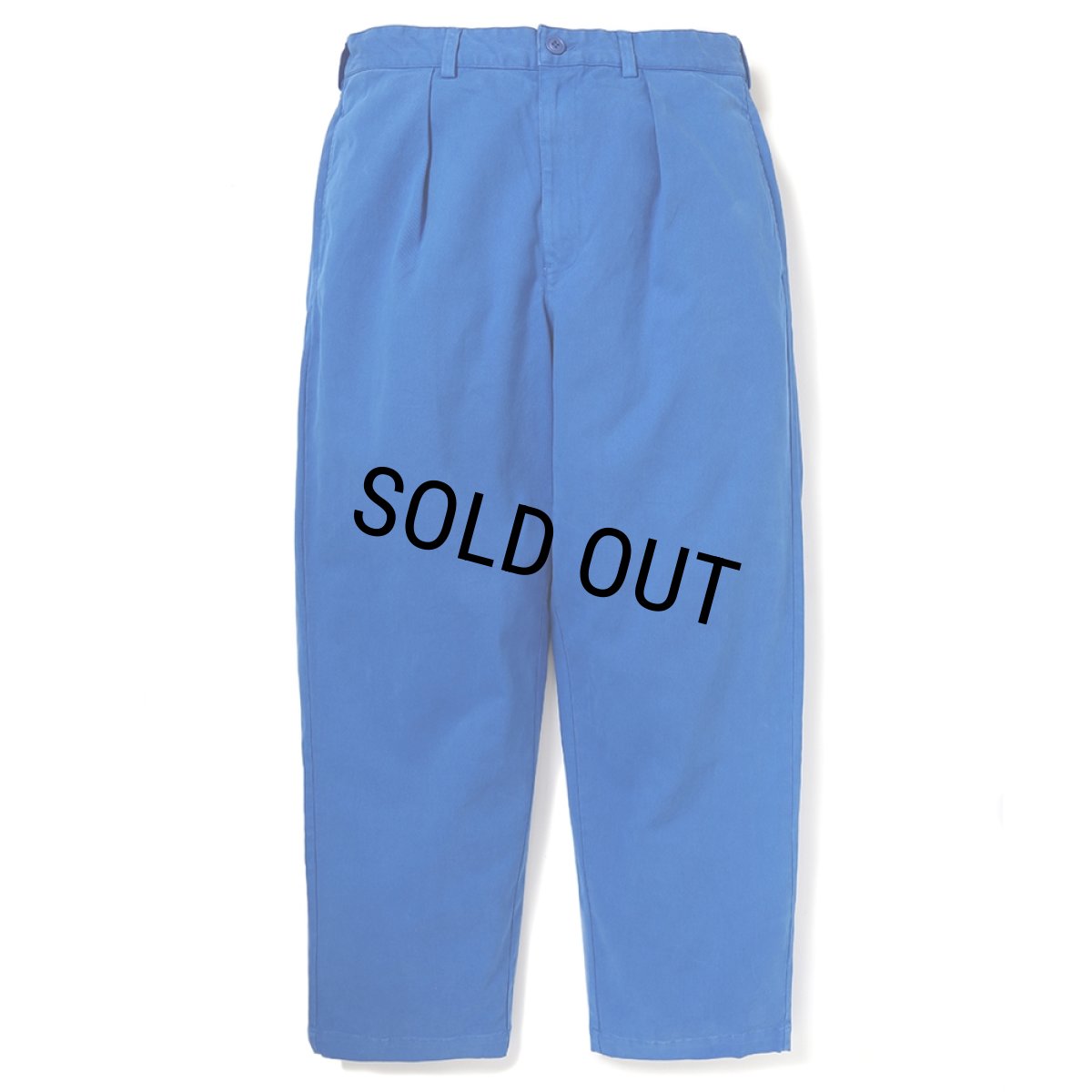 画像1: CHALLENGER/PIGMENT CHINO TROUSER（BLUE）［ピグメントチノトラウザー-26春夏］ (1)