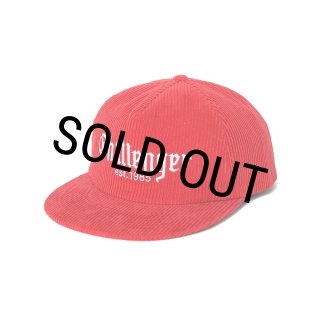 CHALLENGER/CORDUROY CAP（RED）［コーデュロイキャップ-26春夏］ - JONAS