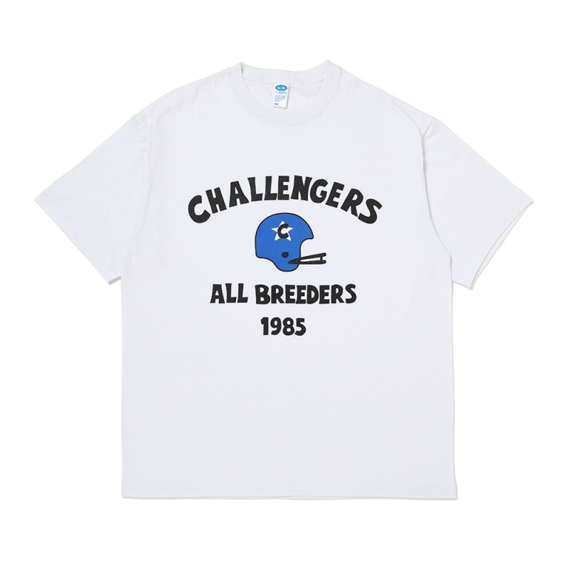 画像1: CHALLENGER/FOOTBALL TEE（WHITE）［フットボールT-26春夏］