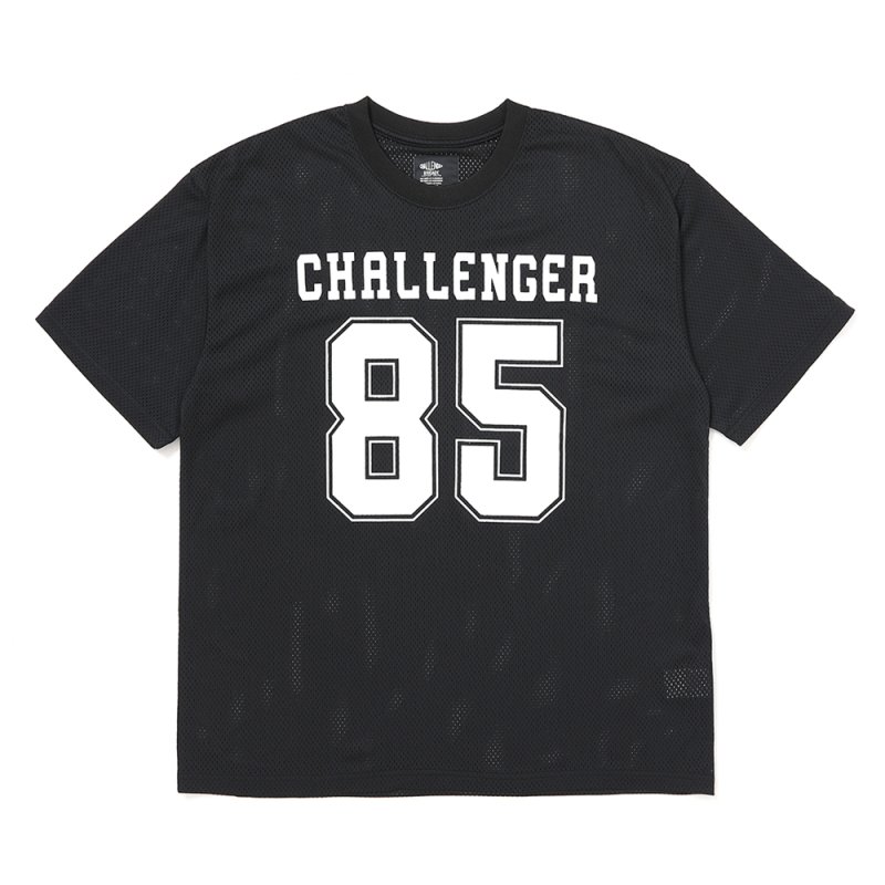 画像1: CHALLENGER/NUMBERS DRY MESH TEE（BLACK）［ナンバーズドライメッシュT-26春夏］