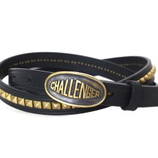 画像7: CHALLENGER/LEATHER BELT（BLACK/BRASS）［レザーベルト-26春夏］ (7)